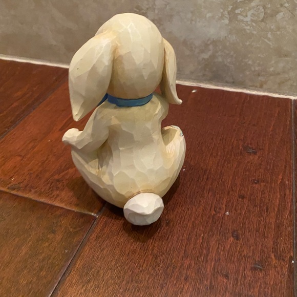 HEARTWOOD CREEK HOPEFUL HOPPING BUNNY W/BASKET FIGURINE BY JIM SHORE, 2014 - Picture 4 of 4